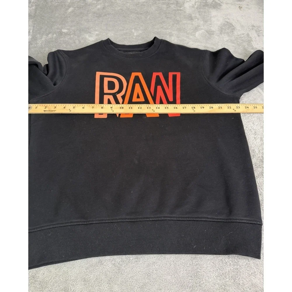 G-Star Raw Crewneck Sweatshirt Men's Size Large Black